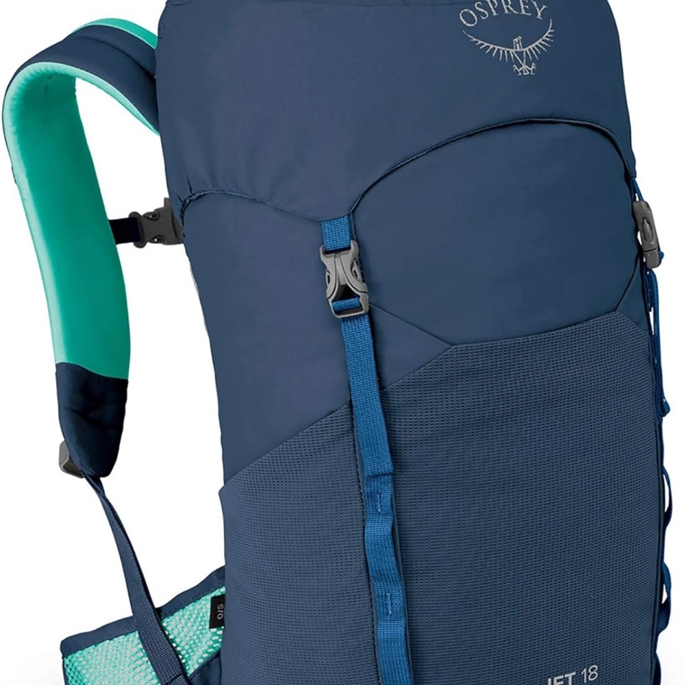 Osprey Blue Hiking Backpack with Streamlined Design